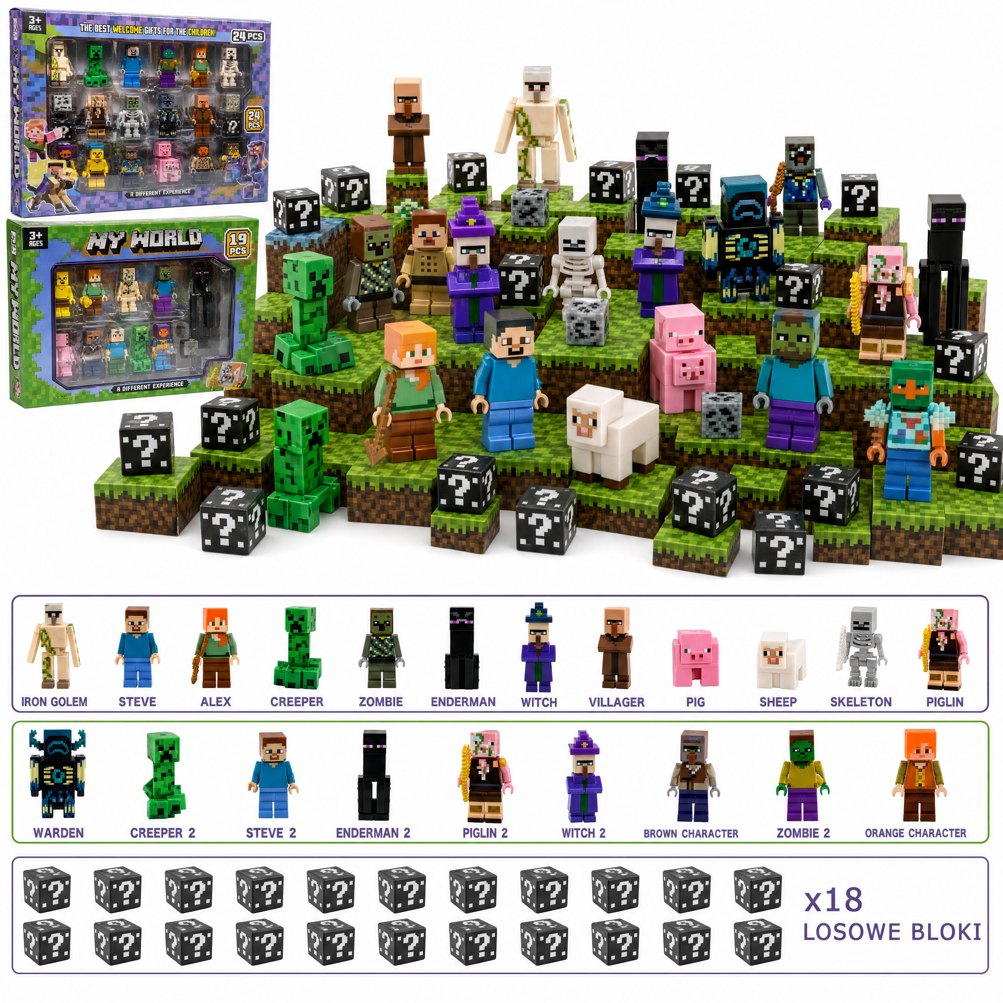 Figurki Minecraft My World