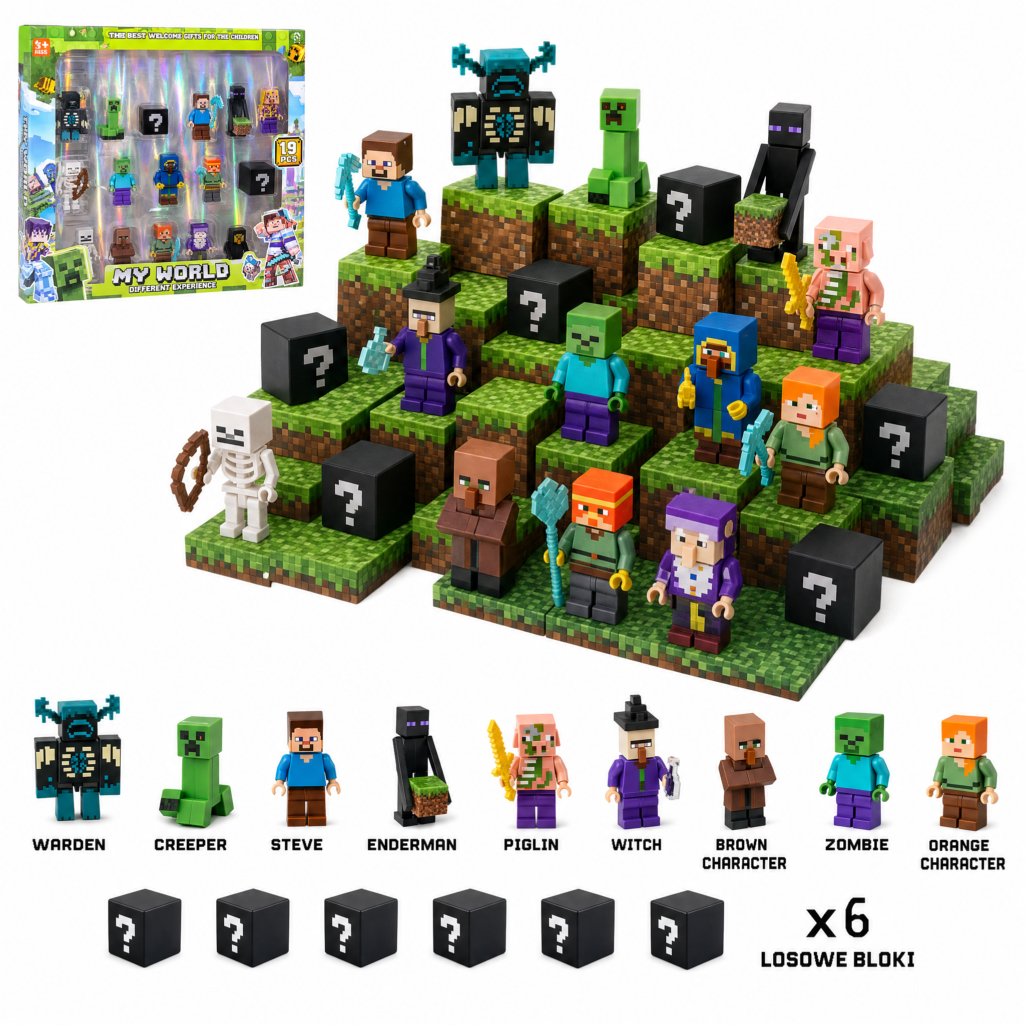 Figurki Minecraft